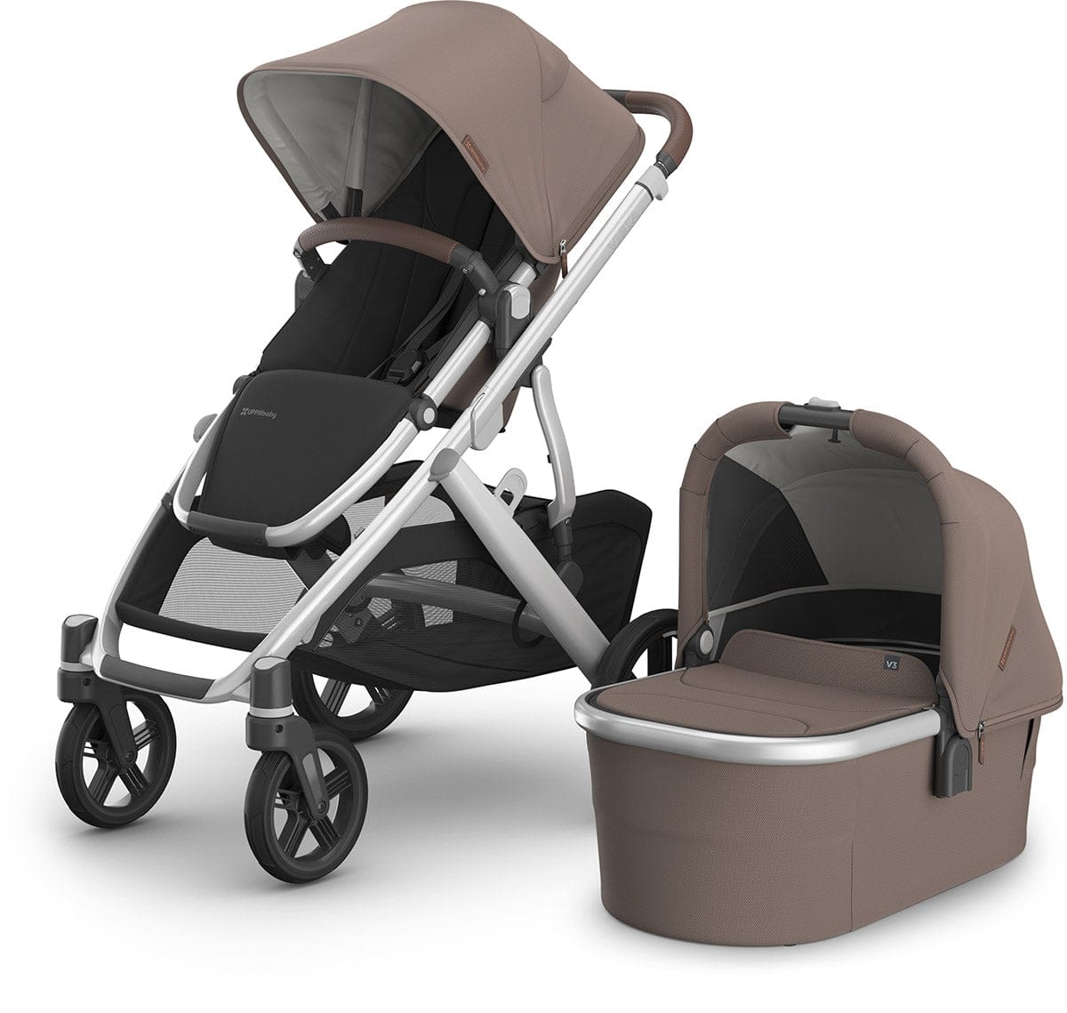 UPPAbaby Vista V3 Stroller + Bassinet V3 Bundle - Theo - BAS-0303-VSO-NA-THO
