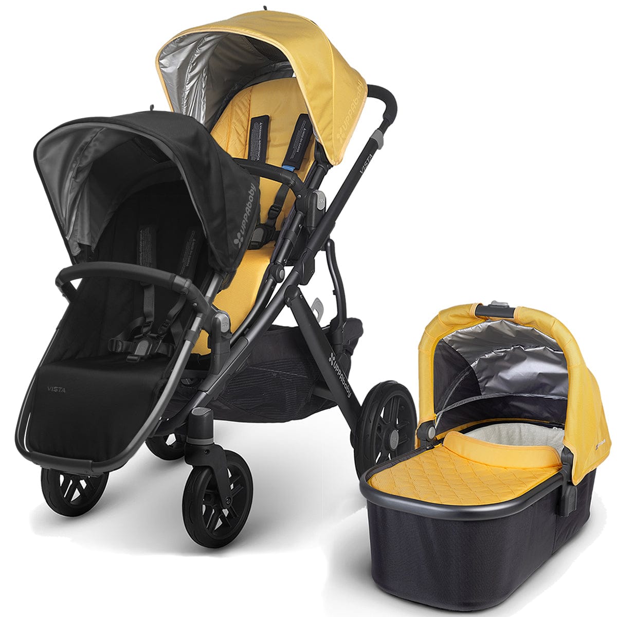 UPPAbaby 2015/2016 VISTA Stroller & 2017 RumbleSeat - Maya/Jake
