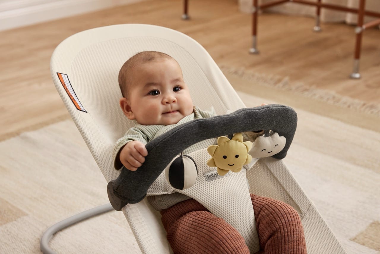 BabyBjörn Toy for Bouncer - Soft Friends, Sunny Friends