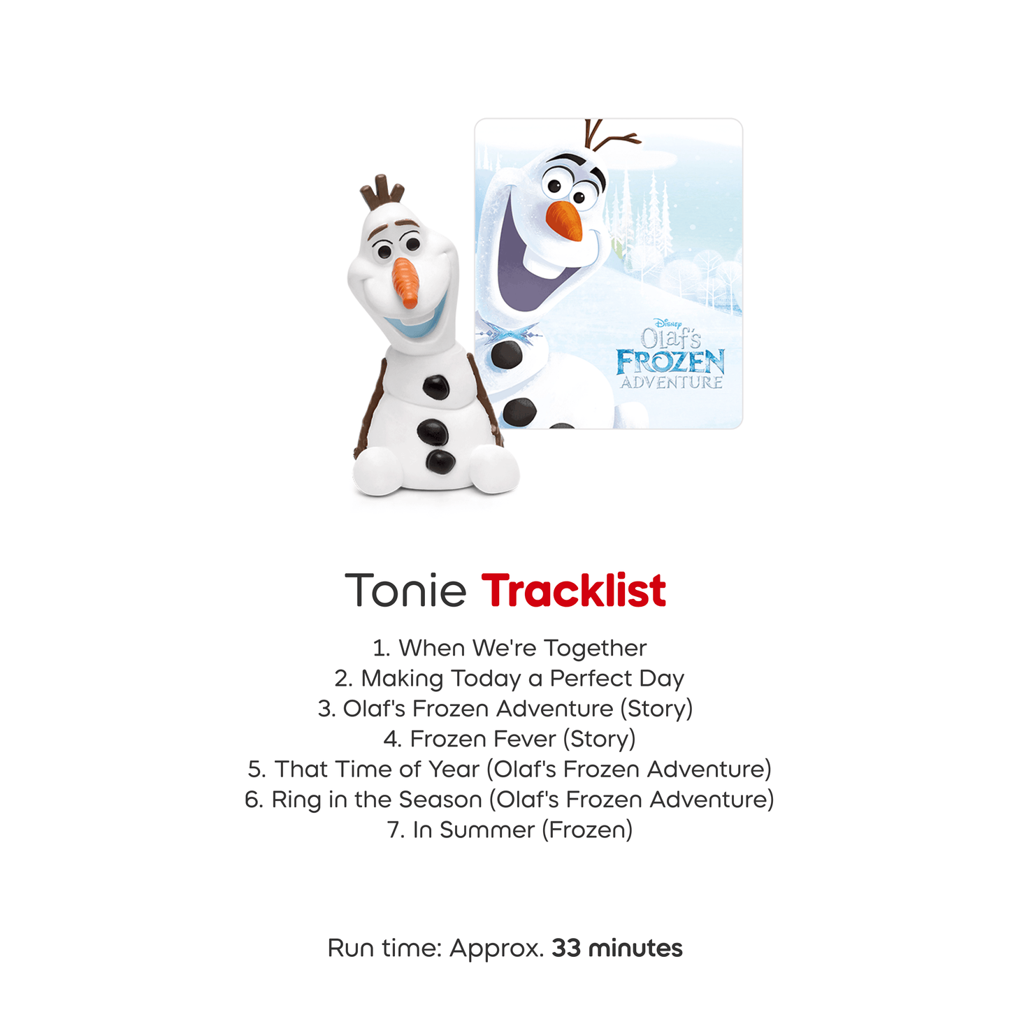 Tonies Olaf's Frozen Adventure (3y+)