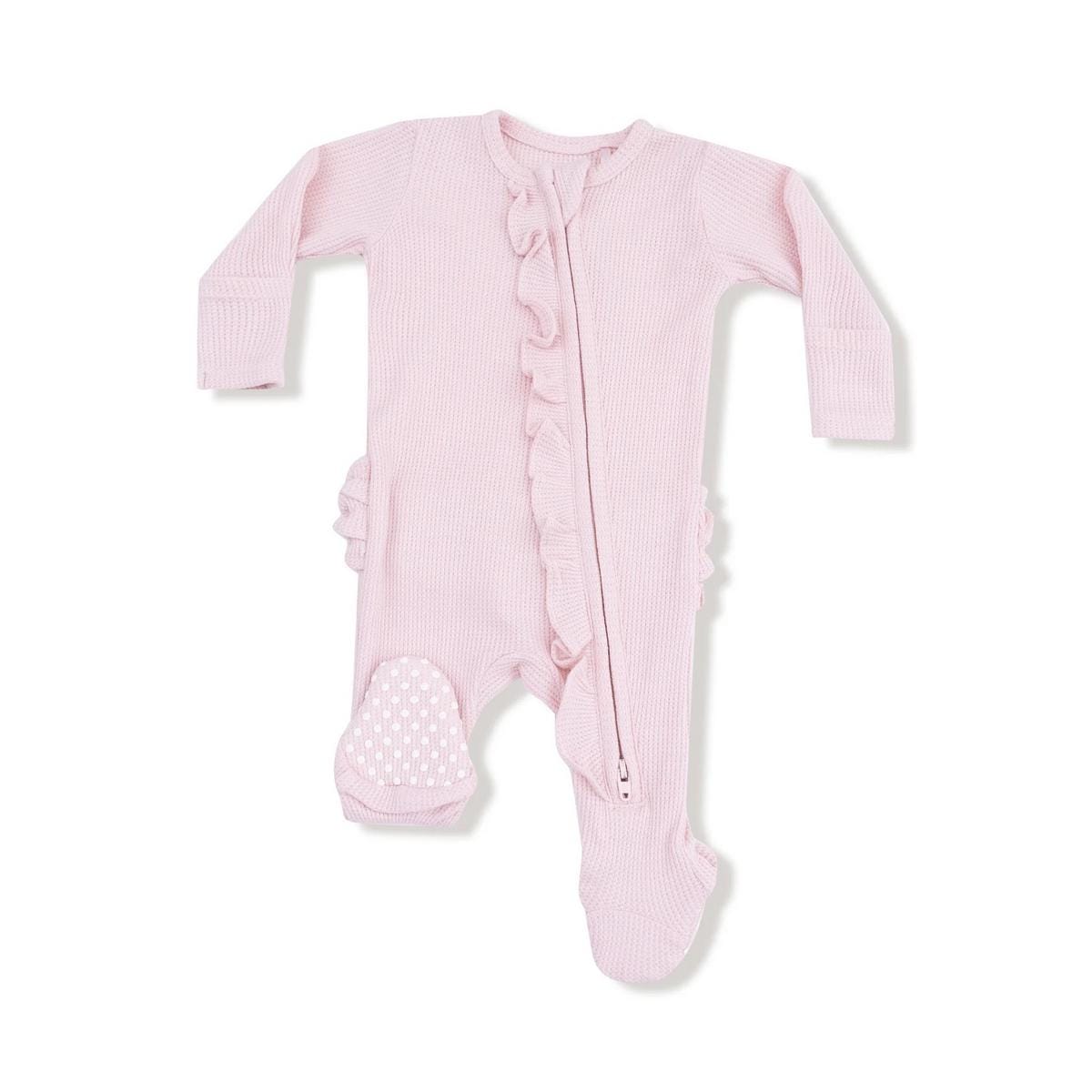 Angel Dear 2 Way Ruffle Zipper Footie - 128-F25-VLP2