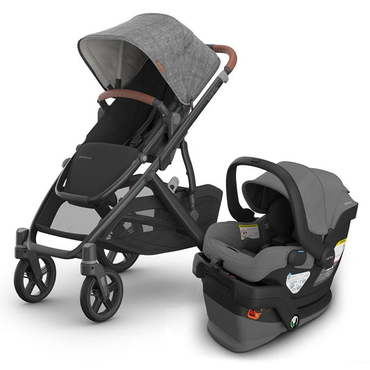 UPPAbaby Vista V3 + Mesa V3 Travel System Bundle - Greyson / Greyson - 0303-VSO-NA-GRY-1003-MSA-US-GRE