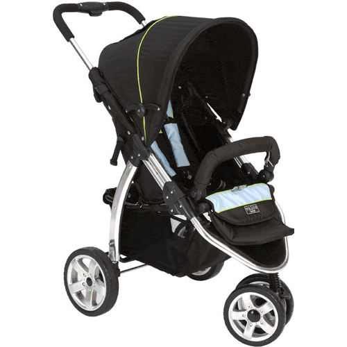 Valco Baby Latitude EX Stroller in Silk Black - LAT8870EX