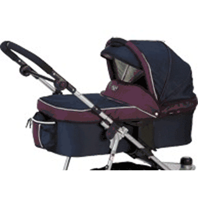 Valco Baby Runabout TriMode Bassinet in Plum - BAS7732