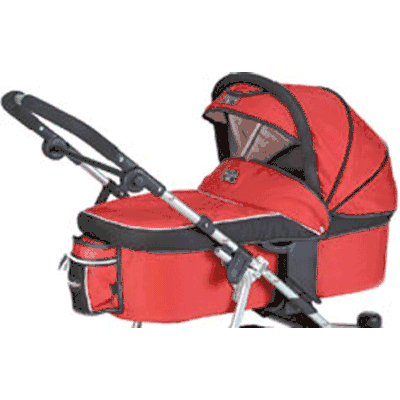 Valco Baby Runabout TriMode Bassinet in Scarlett - BAS6134