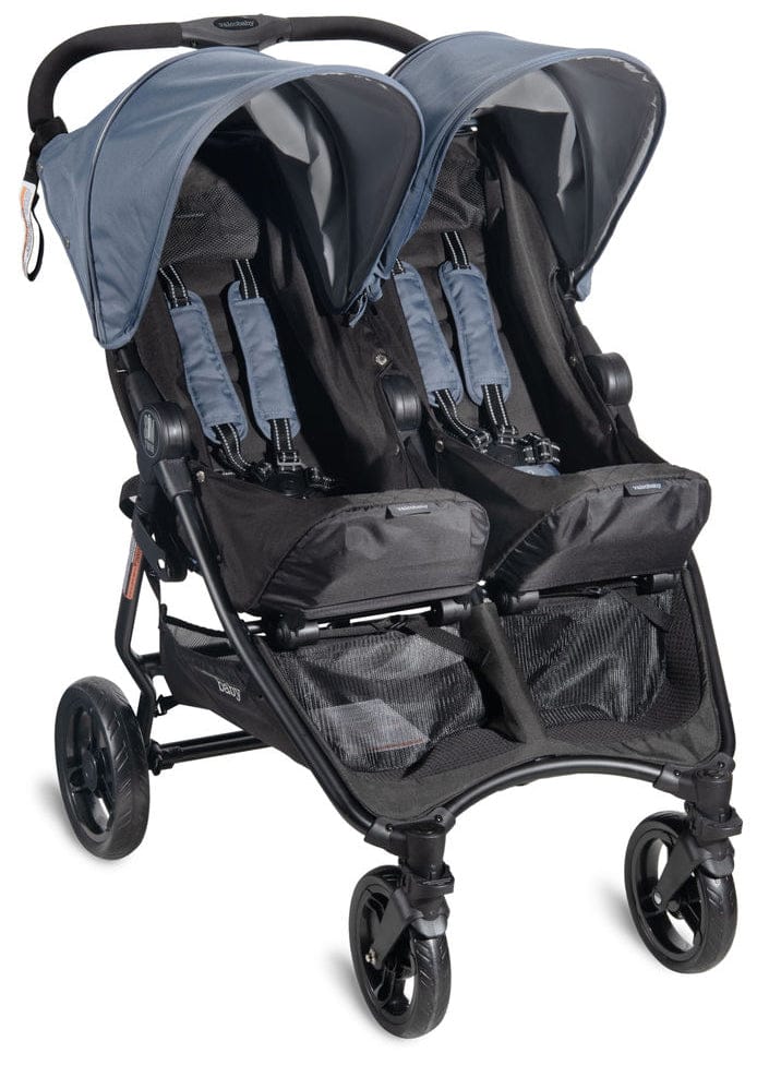 Valco Baby Slim Twin Side By Side Double Stroller - Glacier