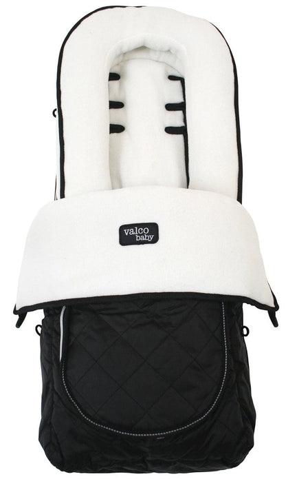 Valco Deluxe Footmuff - White Fleece - A050