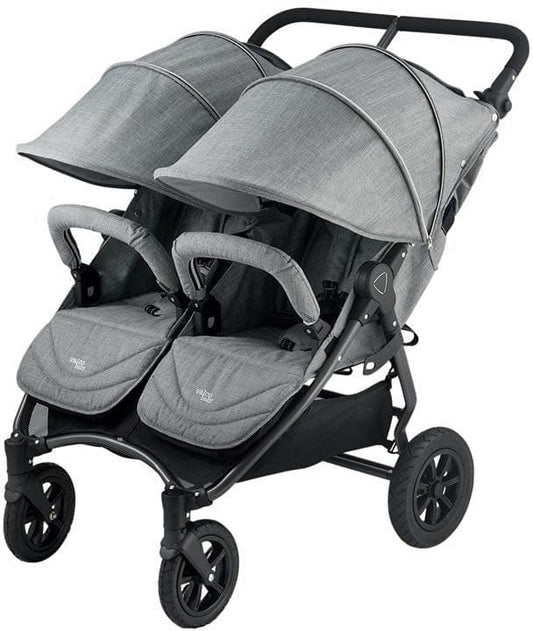 Valco Neo Twin Tailormade Double Stroller - Grey Marle - NETS9652