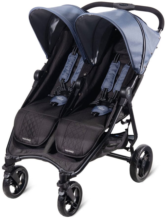 Valco OPEN BOX Slim Twin Side By Side Double Stroller - Glacier - N0128-ob