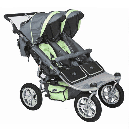 Valco Runabout Tri Mode Twin Stoller in Pistachio - TRU8080