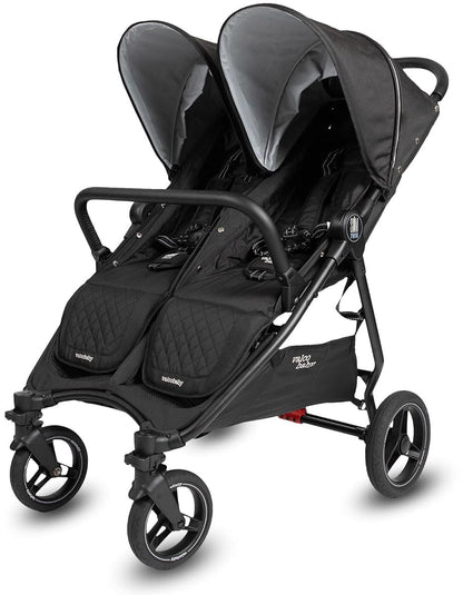 Valco Slim Twin Double Side By Side Stroller Sport Edition - Raven - N0180