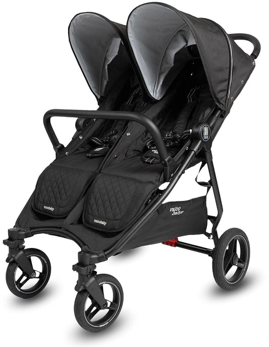 Valco Slim Twin Double Side By Side Stroller Sport Edition - Raven - N0180