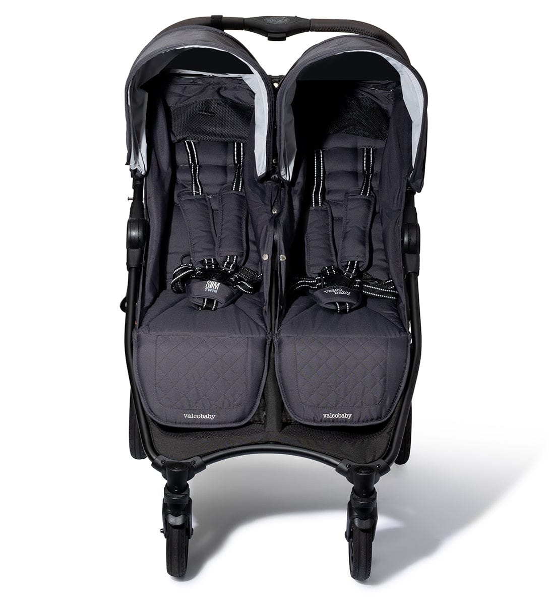 Valco Slim Twin Double Stroller Sport Edition - Signature Grey - N0131