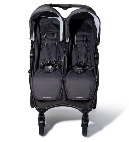 Valco Slim Twin Double Stroller Sport Edition - Signature Grey - N0131
