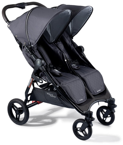 Valco Slim Twin Double Stroller Sport Edition - Signature Grey - N0131