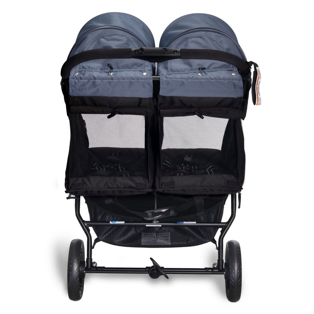 Valco Slim Twin Side By Side Double Stroller - Glacier - N0128
