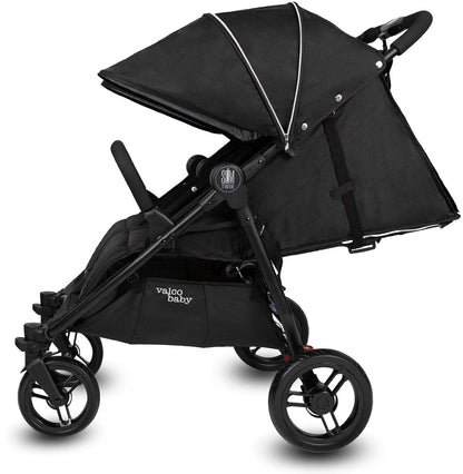Valco Slim Twin Side By Side Double Stroller - Licorice - N0127