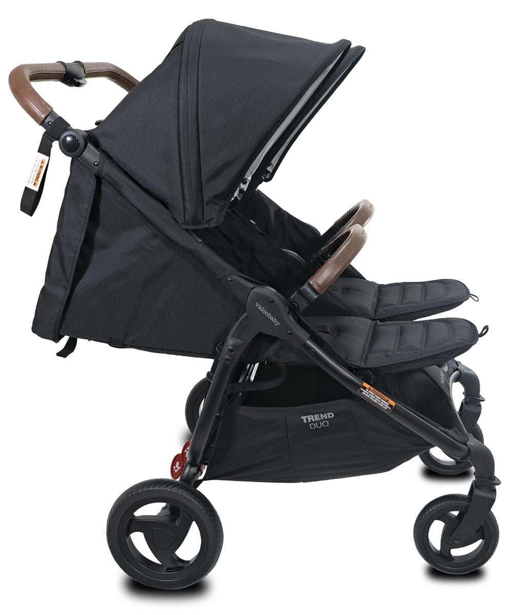 Valco Trend Duo Side by Side Double Stroller 2025 Black - N0001