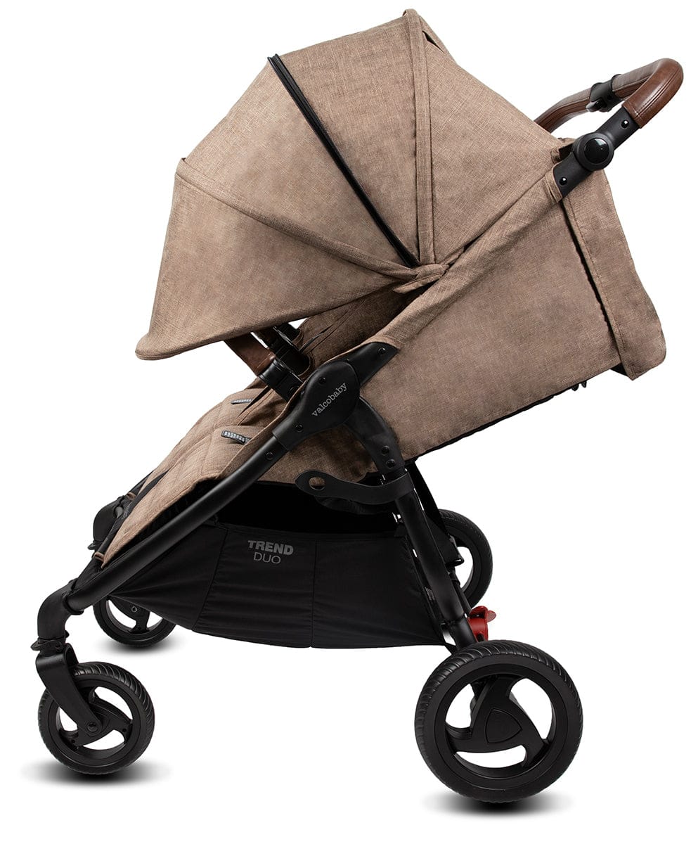 Valco Trend Duo Side by Side Double Stroller 2025 Cappuccino (Albee Exclusive) - N0048