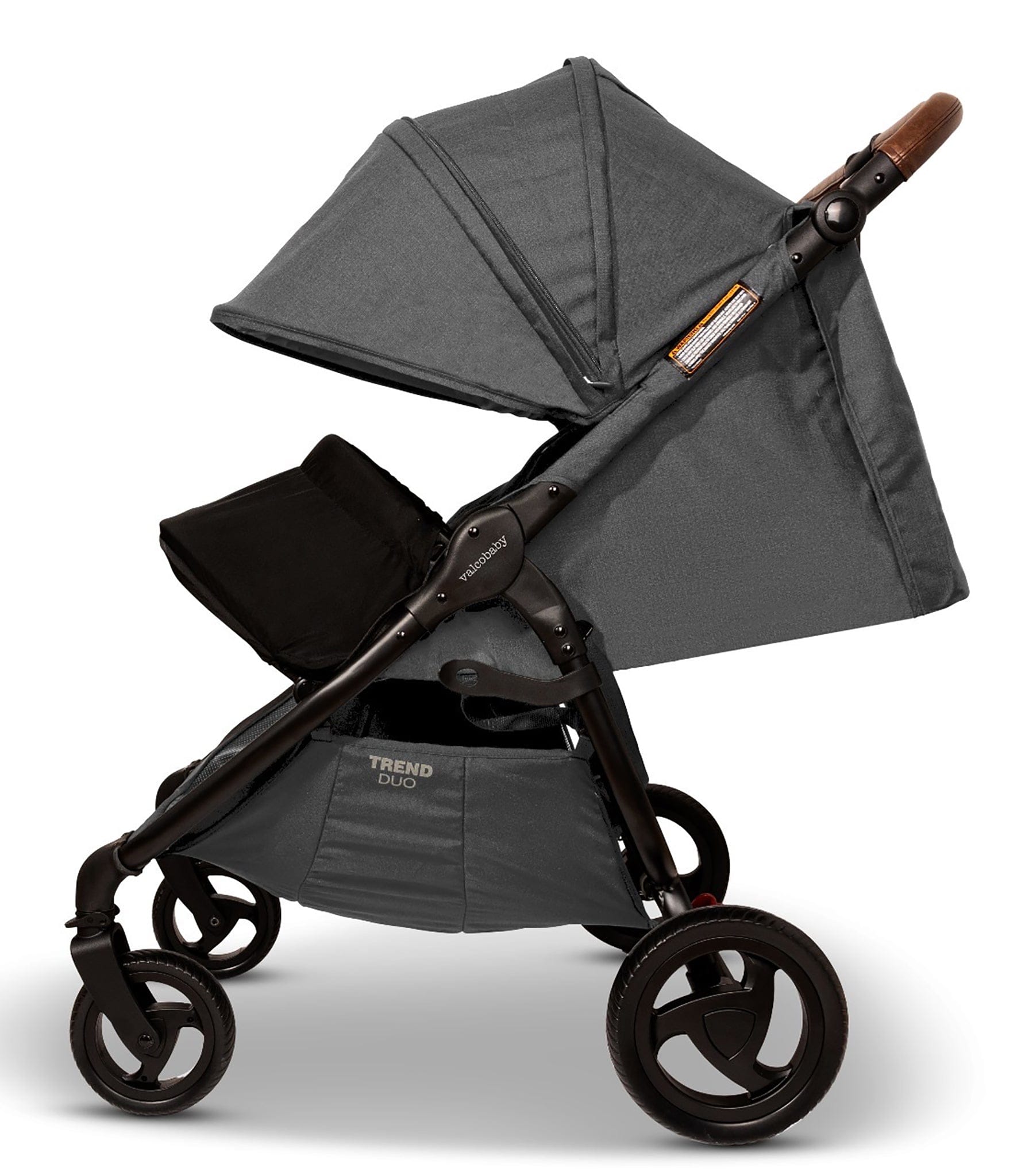 Valco Baby Snap Duo Trend Double Stroller, Charcoal