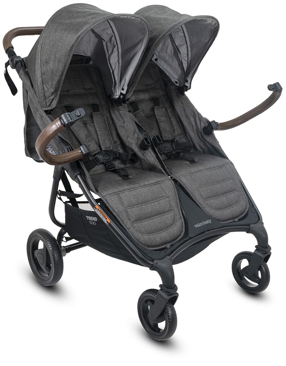 Valco Trend Duo Side by Side Double Stroller 2025 Charcoal - N9939