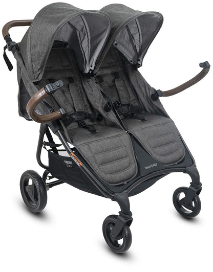 Valco Trend Duo Side by Side Double Stroller 2025 Charcoal - N9939