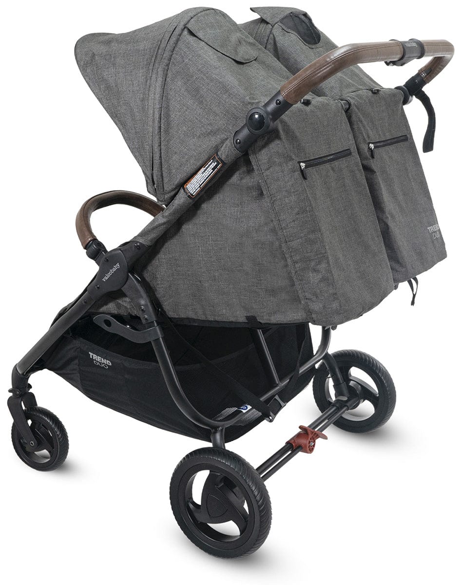 Valco Trend Duo Side by Side Double Stroller 2025 Charcoal - N9939