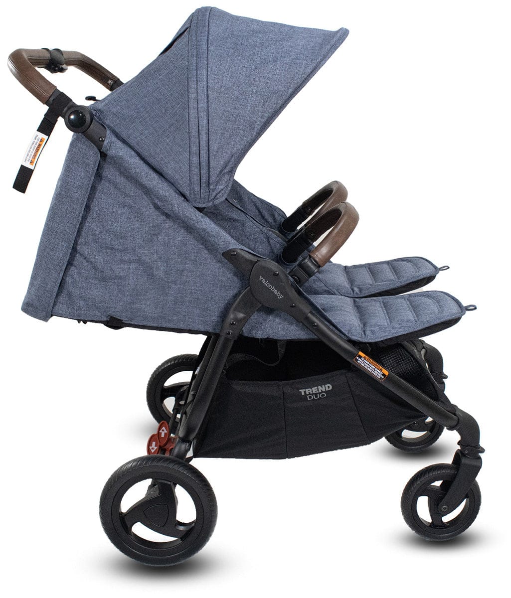 Valco Trend Duo Side by Side Double Stroller 2025 Denim - N9872