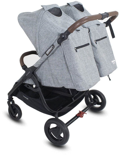 Valco Trend Duo Side by Side Double Stroller 2025 Grey Marle - N9938