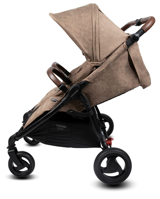 Valco Trend Duo Side by Side Double Stroller 2025 Cappuccino (Albee Exclusive) - N0048