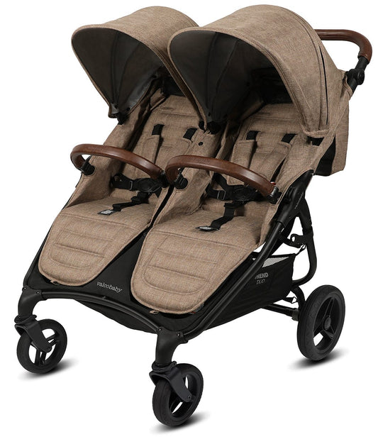 Valco Trend Duo Side by Side Double Stroller 2025 Cappuccino (Albee Exclusive) - N0048