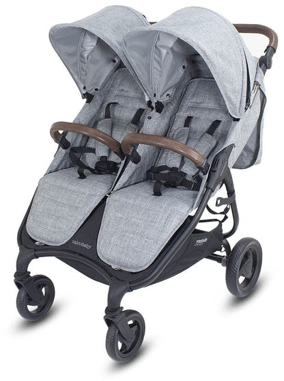 Valco Trend Duo Side by Side Double Stroller 2025 Grey Marle - N9938