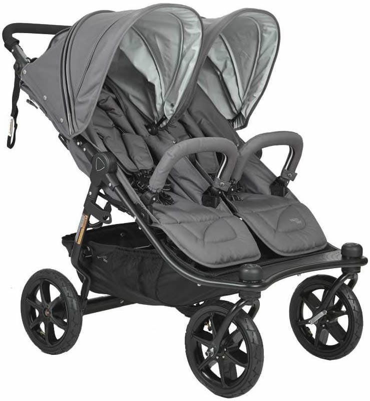 Valco Tri Mode Duo X Side by Side Double Stroller - Dove Grey