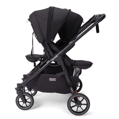 Valco Baby Snap Ultra Duo double stroller in black