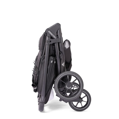 Valco Baby stroller folded in black