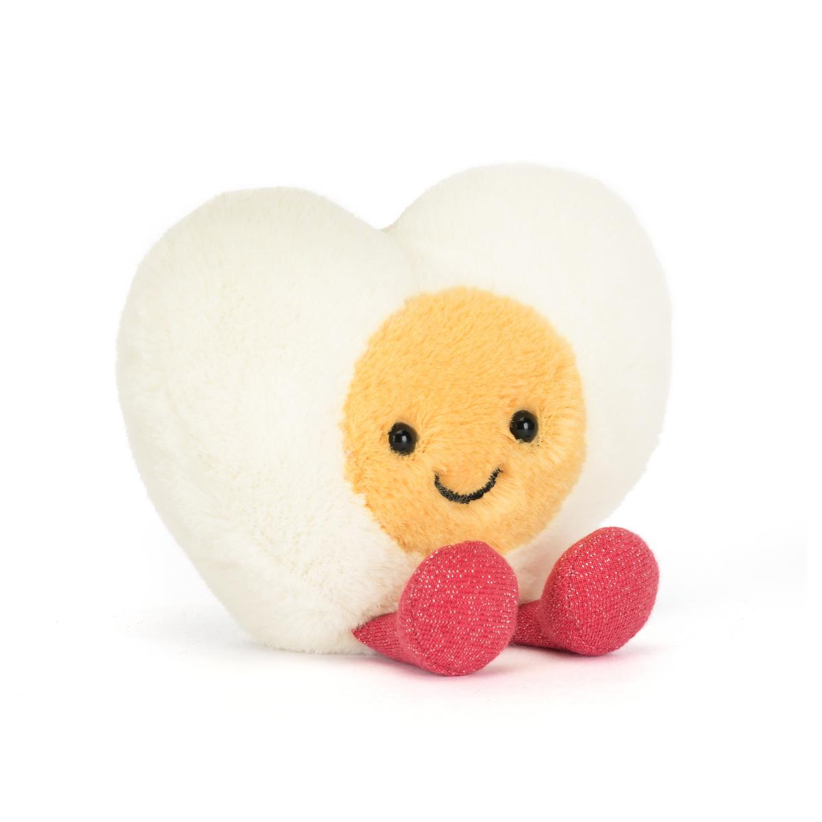 Jellycat Amuseables Heart Boiled Egg - A6BEHE