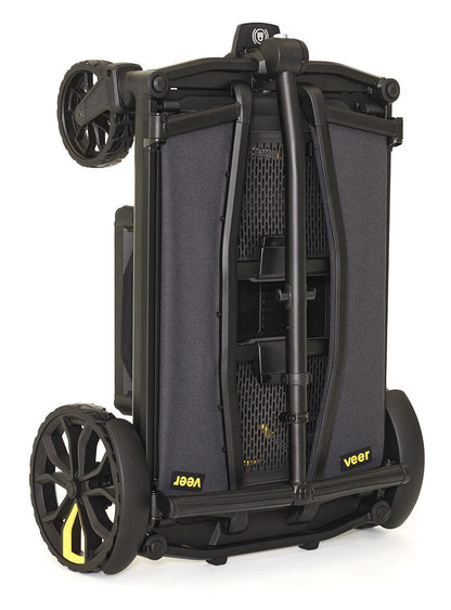 Veer All-Terrain Cruiser XL (4 Seater) Stroller Wagon + 2 Canopy + Basket Bundle - Grey - CRU-XL-2CCAN-XL-CBSK-XL