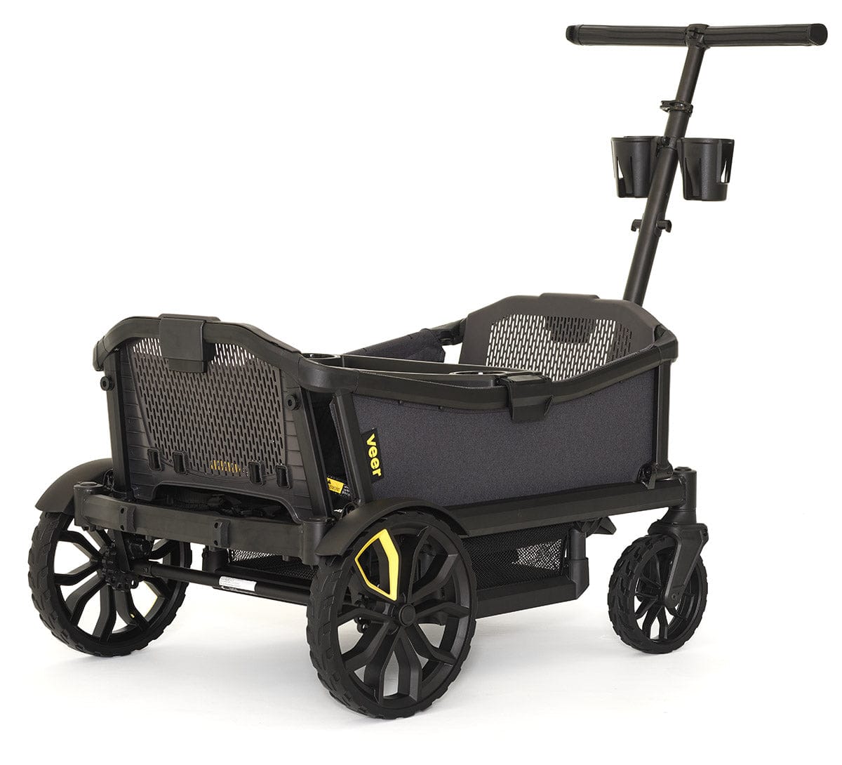 Veer All-Terrain Cruiser XL (4 Seater) Stroller Wagon + Sidewall Kit Bundle - Blue Beryl - CRU-XL-CSID-BBRL