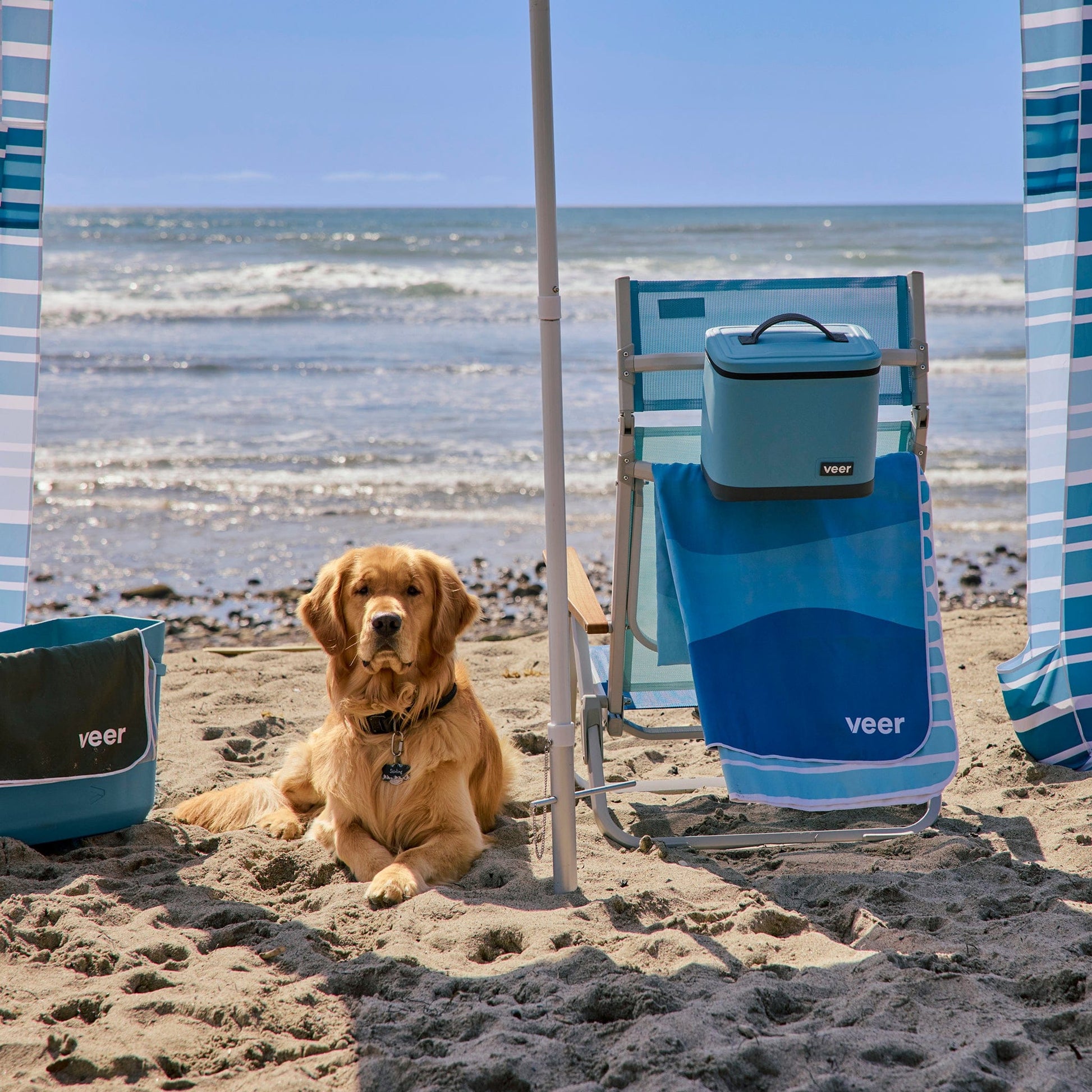 Veer Beach Chair - Blue Beryl - OCHR-BBRL