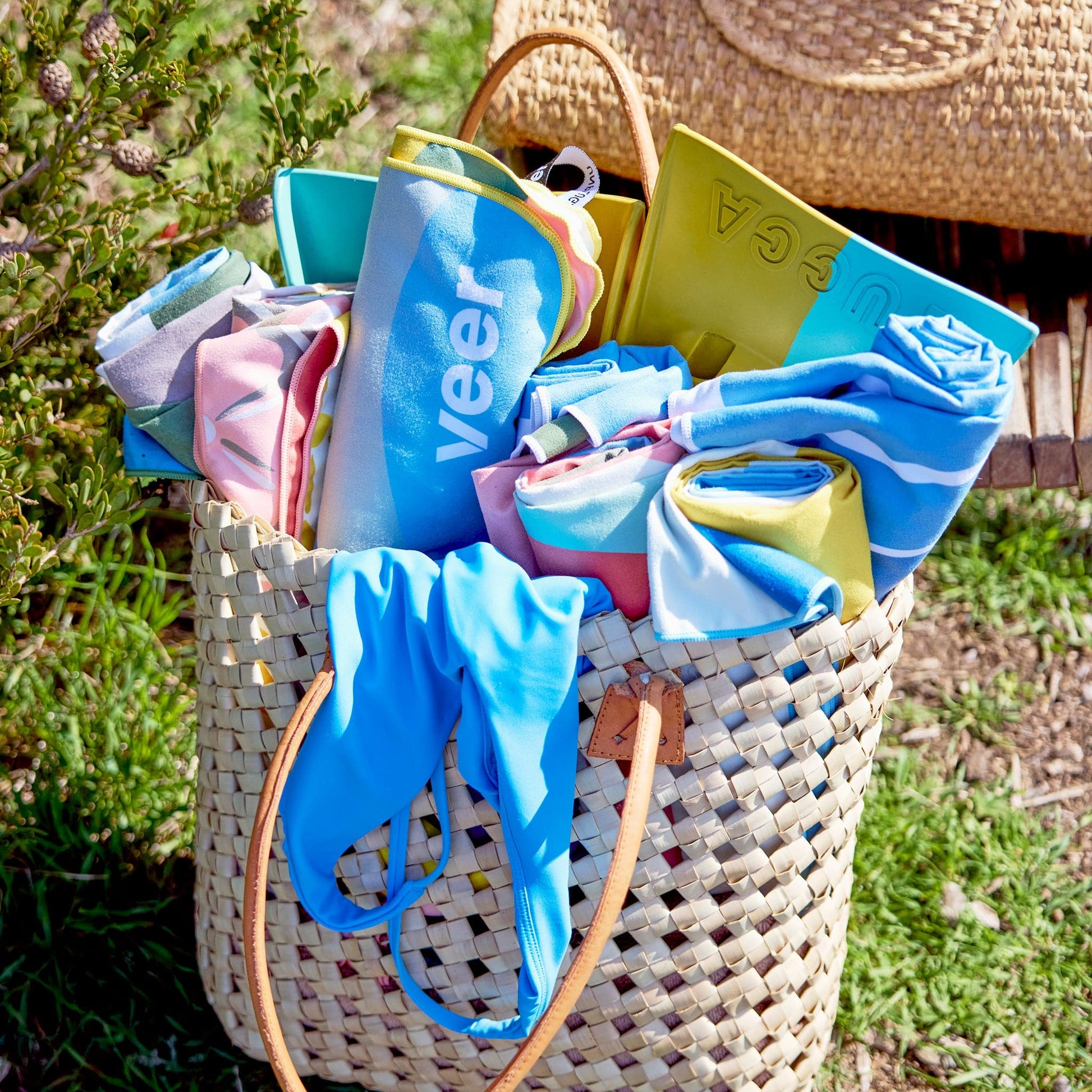 Veer Beach Towel - Meadow - OTOW-BEACH-MEA