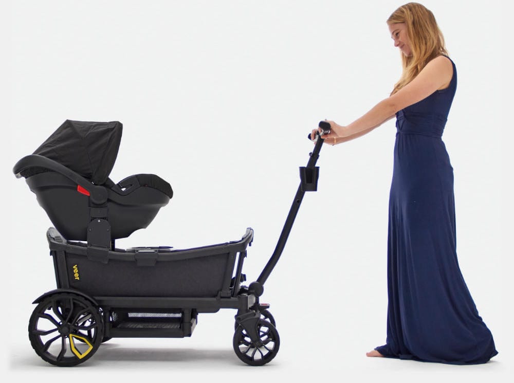 Veer Cruiser (2 Seater) Stroller Wagon Bundle - Gray - CRU