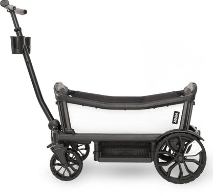 Veer Cruiser (2 Seater) Stroller Wagon Bundle - Savanna White - CRU-CSID-SWHT