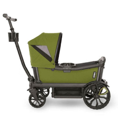 Veer Cruiser (2 Seater) Stroller Wagon + Canopy Bundle - Joshua Green/Joshua Green - CRU-CSID-JGRN-CCAN-JGRN