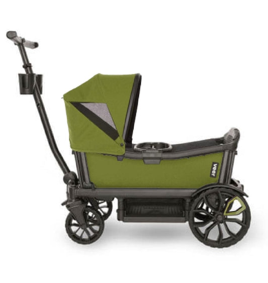 Veer Cruiser (2 Seater) Stroller Wagon + Canopy Bundle - Joshua Green/Joshua Green - CRU-CSID-JGRN-CCAN-JGRN