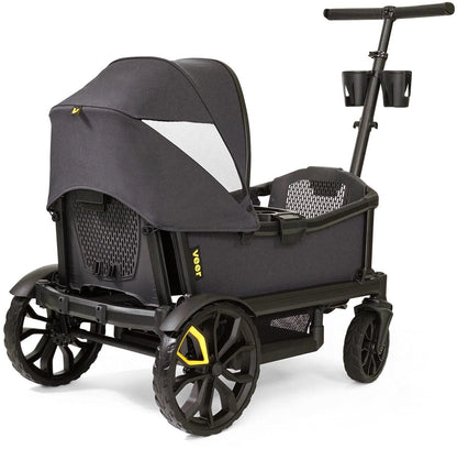 Veer Cruiser (2 Seater) Stroller Wagon + Sidewall Kit + Canopy Bundle - Green Jasper - CRU-CSID-GJAS-CCAN-GJAS