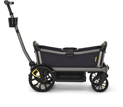 Veer Cruiser City (2 Seater) Stroller Wagon + Sidewall Kit + Canopy Bundle - Rose Quartz - CRU-CITY-CSID-RQTZ-CCAN-RQTZ