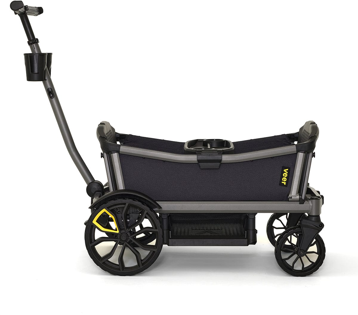 Veer Cruiser City XL (4 Seater) Stroller Wagon + Sidewall Kit + Canopy Bundle - Blue Beryl - CRU-CITY-XL-CSID-BBRL-CCAN-XL-BBRL