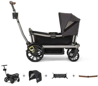 Veer Cruiser City XL Stroller Wagon Essentials Bundle - Grey - BUN-CBGN-CITY-XL