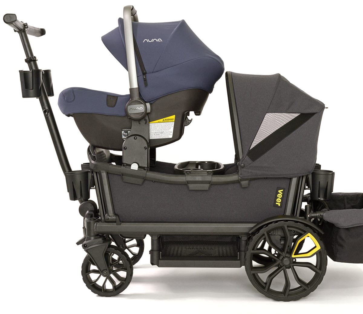 Veer Cruiser Retractable Canopy - Grey - CCAN