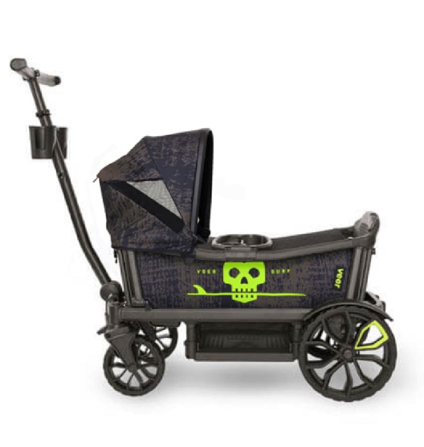 Veer Cruiser (2 Seater) Stroller Wagon + Canopy Bundle - Surf/Surf - VCW-SURF-SURF